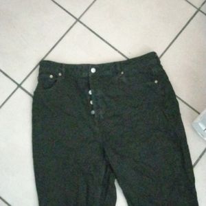 Black denim jeans